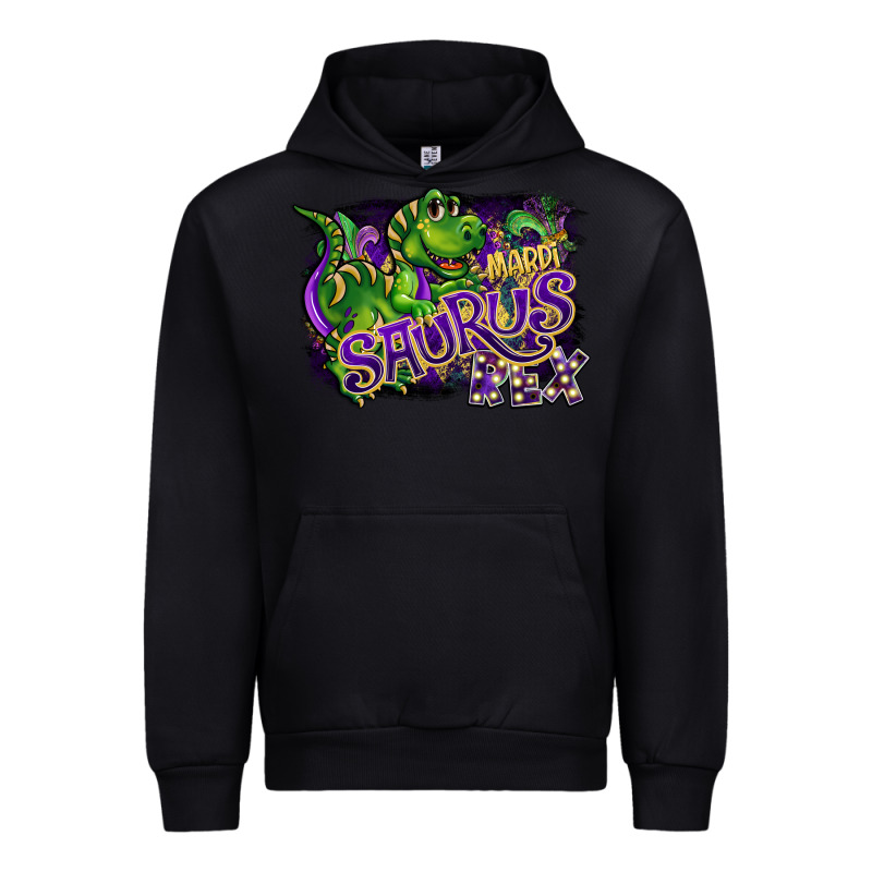 Mardi Saurus Rex Urban Hoodie by CowGirlArtShop | Teevron