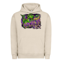 Pigment French Oak mardi saurus rex Urban Hoodie - CowGirlArtShop