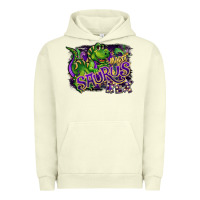 Pigment Pistachio mardi saurus rex Urban Hoodie - CowGirlArtShop