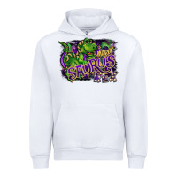White mardi saurus rex Urban Hoodie - CowGirlArtShop