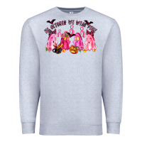 Heather Grey in october we wear pink Premium Sweatshirt - LillyAllenDesigns
