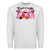 Oatmeal Heather in october we wear pink Premium Sweatshirt - LillyAllenDesigns