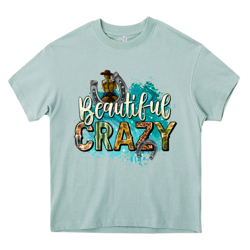Beautiful Crazy Heavy Core Tee by texasbilliewilder | Teevron