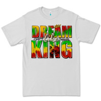 Dove Grey dream like king with crown Premium Tee - texasbilliewilder