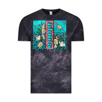 Cloud Black turquoise leopard mama Vintage Tee - AdoDesignShop