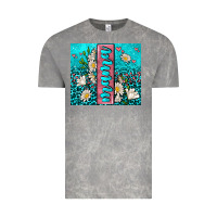 Cloud Rock turquoise leopard mama Vintage Tee - AdoDesignShop