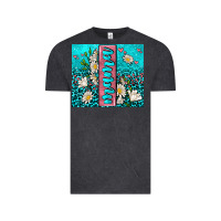 Vintage Black turquoise leopard mama Vintage Tee - AdoDesignShop