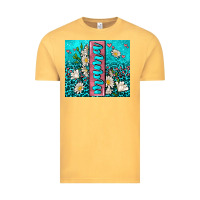 Vintage Mustard turquoise leopard mama Vintage Tee - AdoDesignShop