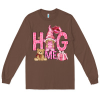 Chestnut hug me with gnome Long Sleeve Tee - NancyCooperArtShop