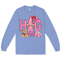 Colony Blue hug me with gnome Long Sleeve Tee - NancyCooperArtShop