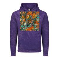 Cloud Purple western stars seamless pattern Vintage Hoodie - HRA Design Shop