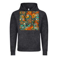 Vintage Black western stars seamless pattern Vintage Hoodie - HRA Design Shop