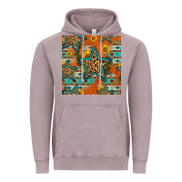 Vintage Zinc western stars seamless pattern Vintage Hoodie - HRA Design Shop