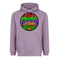 Lavender halloween round earrings 2 Heavyweight Hoodie - BundleAndBundleShop