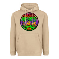 Mushroom halloween round earrings 2 Heavyweight Hoodie - BundleAndBundleShop