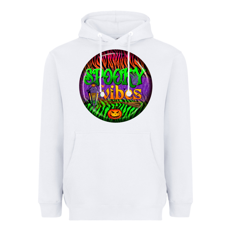 Halloween Round Earrings 2 Heavyweight Hoodie by BundleAndBundleShop | Teevron