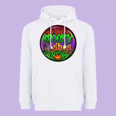 Halloween Round Earrings 2 Heavyweight Hoodie Designed By Bundleandbundleshop