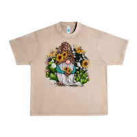 French Oak gnomes sunflower cactus Urban Heavy Tee - JahusDesignShop