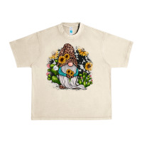 Sandshell gnomes sunflower cactus Urban Heavy Tee - JahusDesignShop