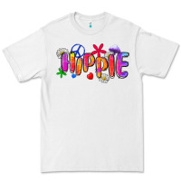 White hippie Premium Tee - Zillion Design Studio