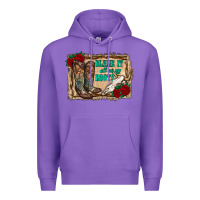 Purple blame it all on my roots Premium Hoodie - RanaPortraitStore