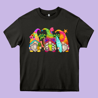 Summer Gnomes Heavy Core Tee Designed By Zillion Design Studio