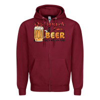 Burgundy crawfish and beer that's why i'm here Zipper Hoodie - MaliasSmallBusiness