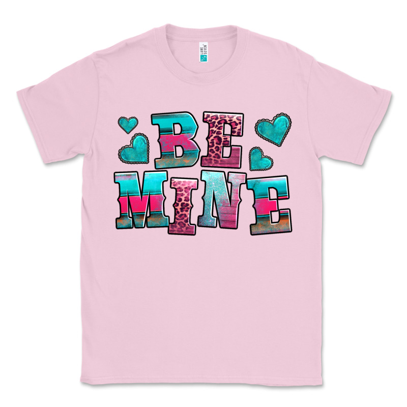 Be Mine Western Valentine's Day No Background Classic Tee by AdoDesignShop | Teevron