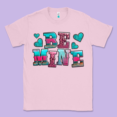 Be Mine Western Valentine's Day No Background Classic Tee Designed By Adodesignshop