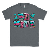 Charcoal Heather be mine western valentine's day no background Classic Tee - AdoDesignShop