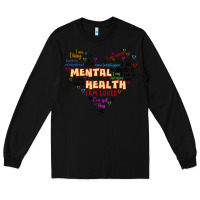 Black mental health matters Long Sleeve Tee - JahusDesignShop