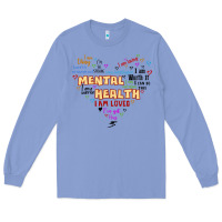 Colony Blue mental health matters Long Sleeve Tee - JahusDesignShop