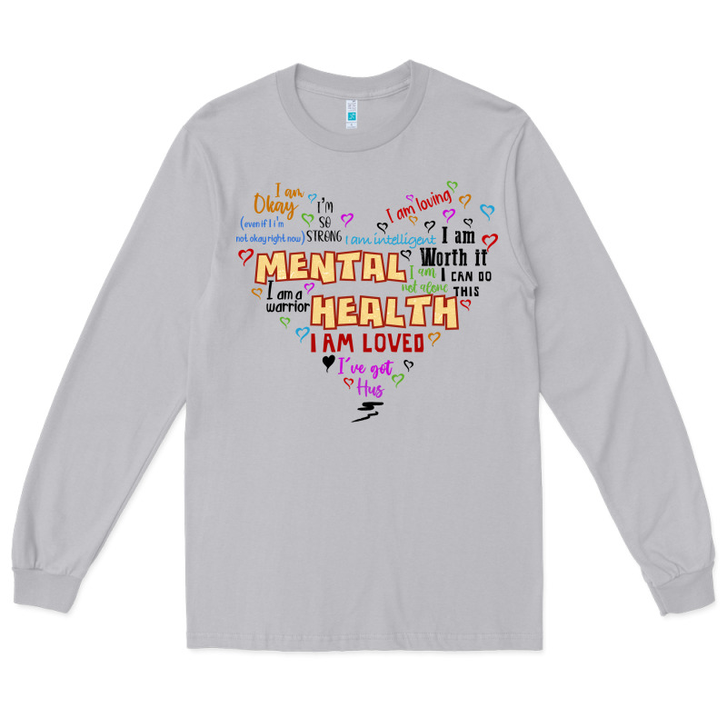 Mental Health Matters Long Sleeve Tee by JahusDesignShop | Teevron
