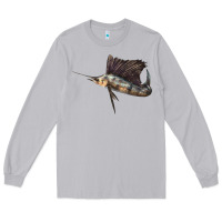Moon Dust Atlantic Sailfish Illustrations Long Sleeve Tee - LillyAllenDesigns