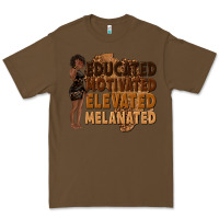 Cacao educated motivated elevated melanated Premium Tee - texasbilliewilder