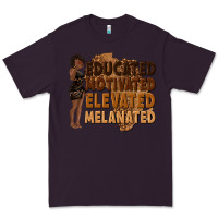 Plum educated motivated elevated melanated Premium Tee - texasbilliewilder