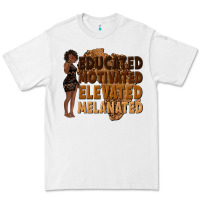 White educated motivated elevated melanated Premium Tee - texasbilliewilder