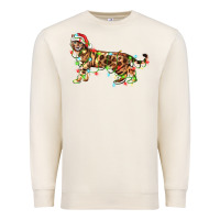 Sandshell christmas bengal cat Premium Sweatshirt - LillyAllenDesigns