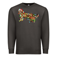 Smoke christmas bengal cat Premium Sweatshirt - LillyAllenDesigns