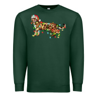 Sports Green christmas bengal cat Premium Sweatshirt - LillyAllenDesigns