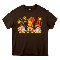 Chocolate Brown softball gnomes Heavy Core Tee - Zillion Design Studio