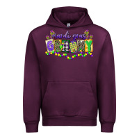 Mauve Wine mardi gras grammy Urban Hoodie - CowGirlArtShop