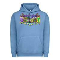 Pigment Pebble Blue mardi gras grammy Urban Hoodie - CowGirlArtShop