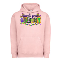 Pigment Salmon mardi gras grammy Urban Hoodie - CowGirlArtShop