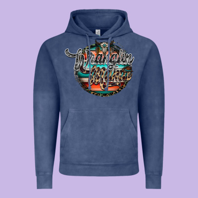 Wranglinn Mama Vintage Hoodie Designed By Racoondesign