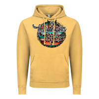 Vintage Mustard wranglinn mama Vintage Hoodie - RacoonDesign