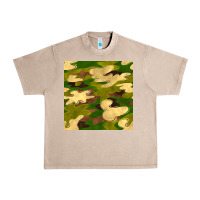 French Oak camouflage seamless pattern Urban Heavy Tee - BundleAndBundleShop