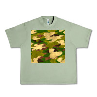 Oil Green camouflage seamless pattern Urban Heavy Tee - BundleAndBundleShop