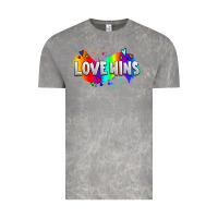 Cloud Rock love wins pride lgbtq Vintage Tee - AdoDesignShop