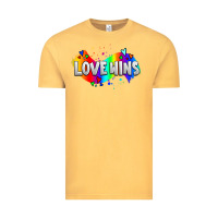 Vintage Mustard love wins pride lgbtq Vintage Tee - AdoDesignShop